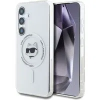 Custodia MagSafe per Samsung Galaxy S25 S931, Karl Lagerfeld, IML Choupette's Head, Bianca — 3