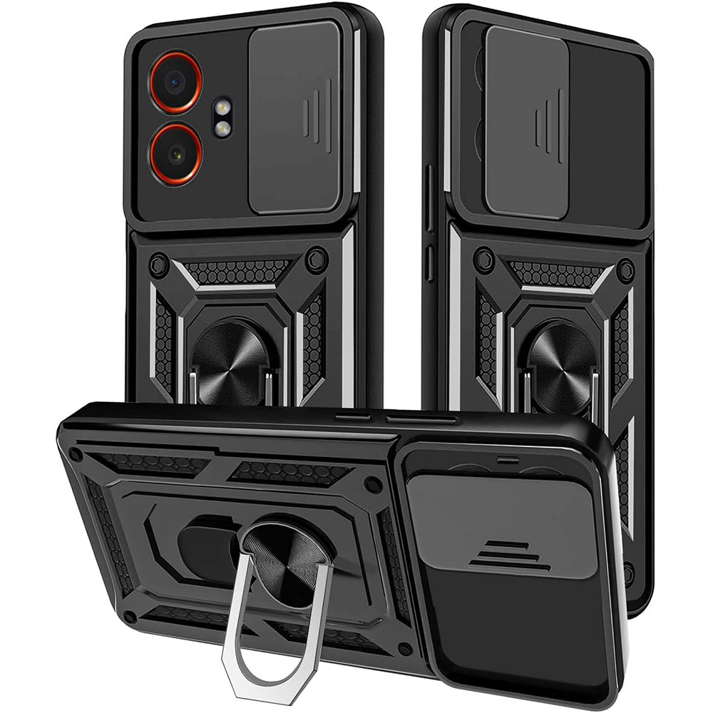 Techsuit Custodia per Samsung Galaxy XCover7 Pro, Techsuit, CamShield, Nera