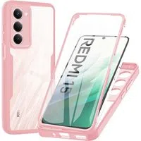 Custodia per Xiaomi Redmi 15 5G / 15 4G, Techsuit, ColorVerse 360, Rosa — 3