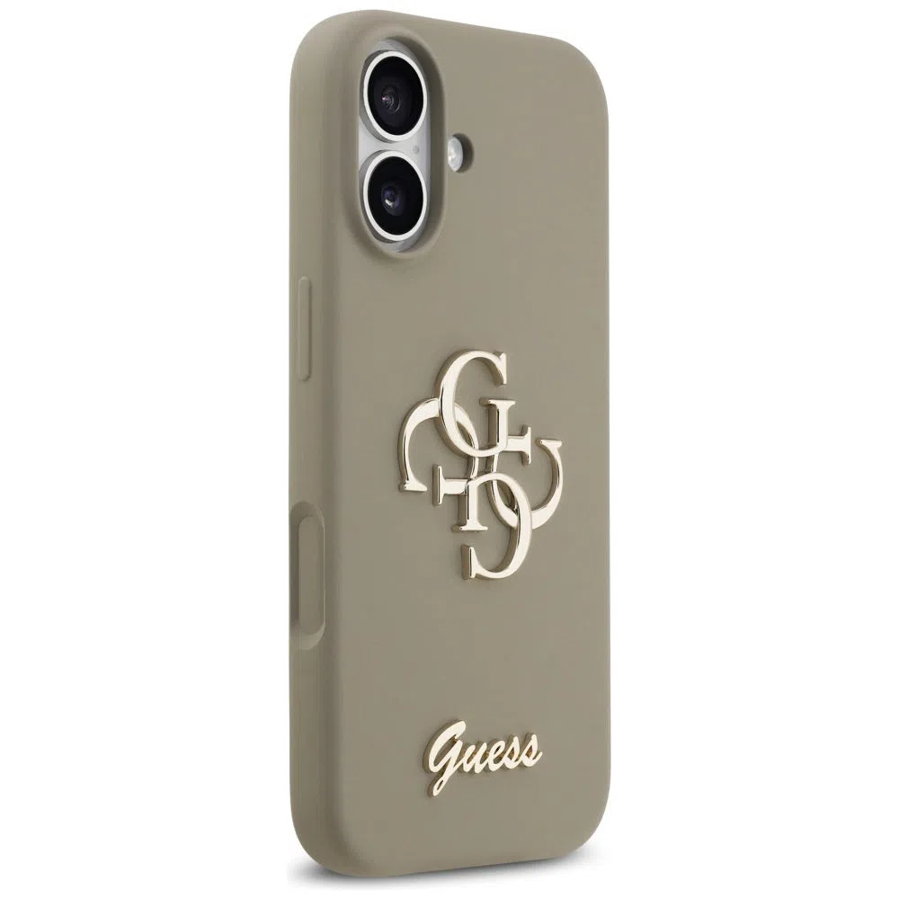 Custodia per Apple iPhone 17, Guess, Big 4G Script, Marrone — 2