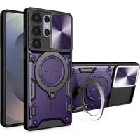 Custodia per Samsung Galaxy S25 Ultra S938, Techsuit, CamGuard Pro, Viola — 3