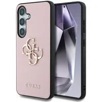 Custodia per Samsung Galaxy S25+ S936, Guess, 4G Grained Big and Classic Logo, Rosa — 3