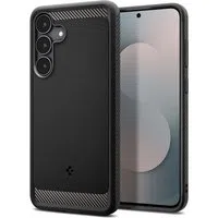 Custodia per Samsung Galaxy S25 FE, Spigen, Rugged Armor, Nera Opaca ACS10025 — 3
