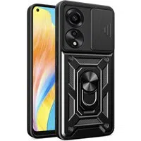 Custodia per Oppo A78 4G, Techsuit, CamShield, Nera — 3