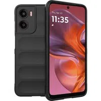 Custodia per Motorola Moto E15 / G05, Techsuit, Magic Shield, Nera — 3