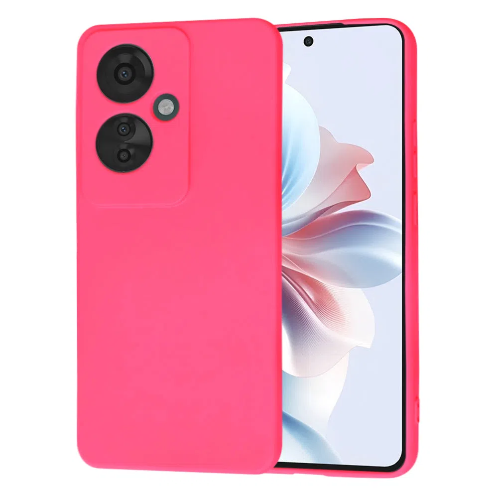 Custodia per Oppo Reno11 F, Techsuit, SoftFlex, Rosa Scuro — 2