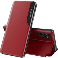 Techsuit Custodia per Samsung Galaxy S24 S921, Techsuit, eFold, Rossa — 2