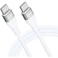 Cavo di ricarica USB-C - USB-C WZK WSTCC2, 65W, 2m, bianco — 3