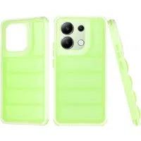 Custodia per Xiaomi Redmi Note 13 4G, Techsuit, Wave Shield, Verde — 3