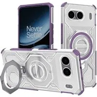 Custodia per OnePlus Nord 4, Techsuit, Carbon Shield Pro, Viola — 3