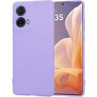Custodia per Motorola Moto G85, Techsuit, SoftFlex, Lilla Chiaro — 3