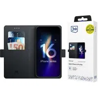 Custodia per Apple iPhone 16 Pro Max, 3MK, Wallet, Nera — 3