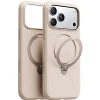 Custodia MagSafe per Apple iPhone 17 Pro, Torras, QPRO Silicone, Dorata — 3