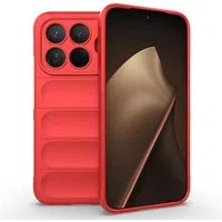 Custodia per Xiaomi 15T Pro, Techsuit, Magic Shield, Rossa — 3