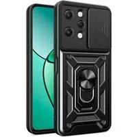 Custodia per Xiaomi Redmi 12 5G / 12, Techsuit, CamShield, Nera — 3