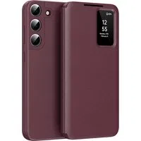Custodia per Samsung Galaxy S22+ 5G S906, Techsuit, SmartView, Rossa