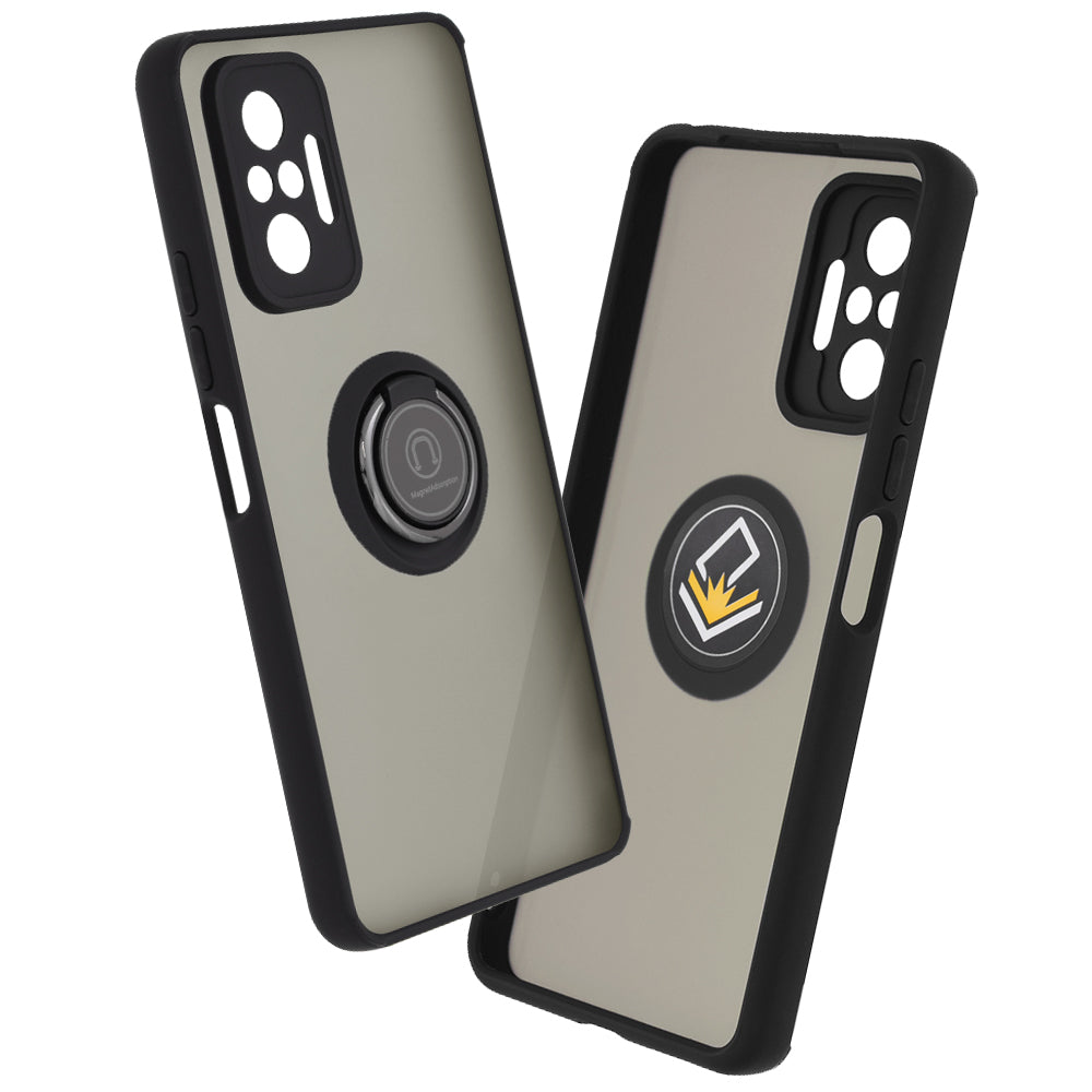 Custodia per Xiaomi Redmi Note 10 Pro Max / Note 10 Pro, Techsuit, Glinth, Nera