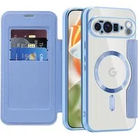Custodia MagSafe per Google Pixel 10 Pro XL, Techsuit, SmartMag Book, Blu — 3