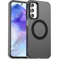 Custodia MagSafe per Samsung Galaxy A55 5G A556, Techsuit, CandyCase, Nera — 3