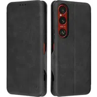 Custodia per Sony Xperia 1 VI, Techsuit, Safe Wallet Plus, Nera — 3