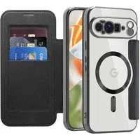 Custodia MagSafe per Google Pixel 10 Pro XL, Techsuit, SmartMag Book, Nera — 3