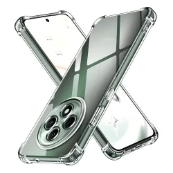 Custodia per Oppo Reno12 FS 5G / Reno12 FS 4G / Reno12 F 4G / Reno12 F, Techsuit, Shockproof Clear, Trasparente