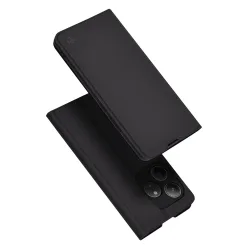Custodia per Realme GT 6T / GT 6, Techsuit, Magskin Book, Nera