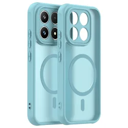 Custodia MagSafe per Xiaomi 17, Techsuit, HaloFrost II, Verde Chiaro