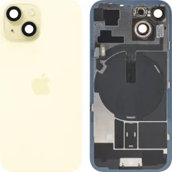 Cover Batteria Apple iPhone 15, Giallo, Swap Premium