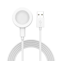 Caricabatterie Wireless Techsuit THC2 per Huawei Watch Series, USB-A, Bianco