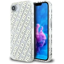 Custodia per Apple iPhone 17e / 16e, Karl Lagerfeld, IML Luxury Gold Fullover Logo, Dorata