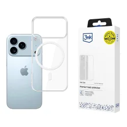 Custodia MagSafe per Apple iPhone 17 Pro Max, 3MK, Clear MagCase, Trasparente