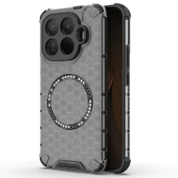 Custodia MagSafe per Xiaomi 15T Pro, Techsuit, HoneyComb Shield, Nera