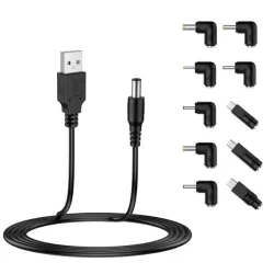 Cavo di Ricarica Techsuit AC21 ChargeNest, 1.5m, 11in1, Nero