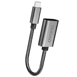 Adattatore OTG USB-C - USB-A Dudao L15T, Grigio