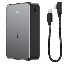 Batteria Esterna Acefast M29, 20000mAh, 22.5W, QC + PD, 1 x USB-A - 2 x USB-C, Nera
