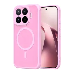 Custodia MagSafe per Xiaomi 17T, Techsuit, HaloFrost II, Rosa