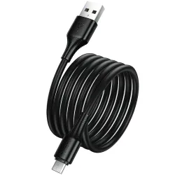 Cavo Dati e Ricarica USB-A - microUSB HOCO X120, 18W, 1m, Nero