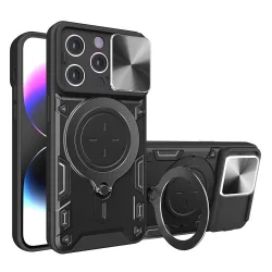 Custodia per Apple iPhone 14 Pro, Techsuit, CamGuard Pro, Nera