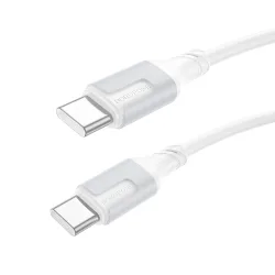 Cavo dati e ricarica USB-C - USB-C Borofone BX101 Creator, 60W, 1m, bianco