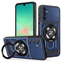 Custodia per Samsung Galaxy A27 5G, Techsuit, RuggedCam, Blu