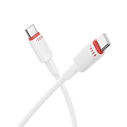 Cavo Dati e Ricarica USB-C - USB-C Borofone BX110 Beneficio, 60W, 1m, Bianco