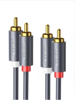 Cavo Audio UGREEN AV104, 2 x RCA - 2 x RCA, 3m, Nero