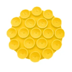 Supporto con Ventose Techsuit SY-CUP, Giallo