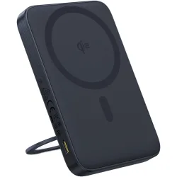 Batteria Esterna Wireless Baseus PicoGo, 5000mAh, 20W, PD + FQI, 1 x QI - 1 x USB-C, Nera P10076802123-00