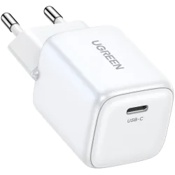 Caricabatterie da Rete UGREEN Nexode Mini CD319, 30W, 3A, 1 x USB-C, Bianco