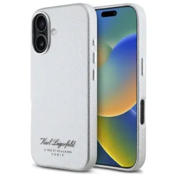 Custodia per Apple iPhone 16, Karl Lagerfeld, RSG, Grigio