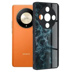 Custodia per Honor Magic6 Lite, Techsuit, Glaze, Blu