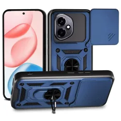 Custodia per Honor 400, Techsuit, CamShield, Blu