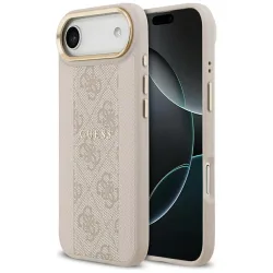 Custodia MagSafe per Apple iPhone 17 Air, Guess, 4G Stripe, Rosa